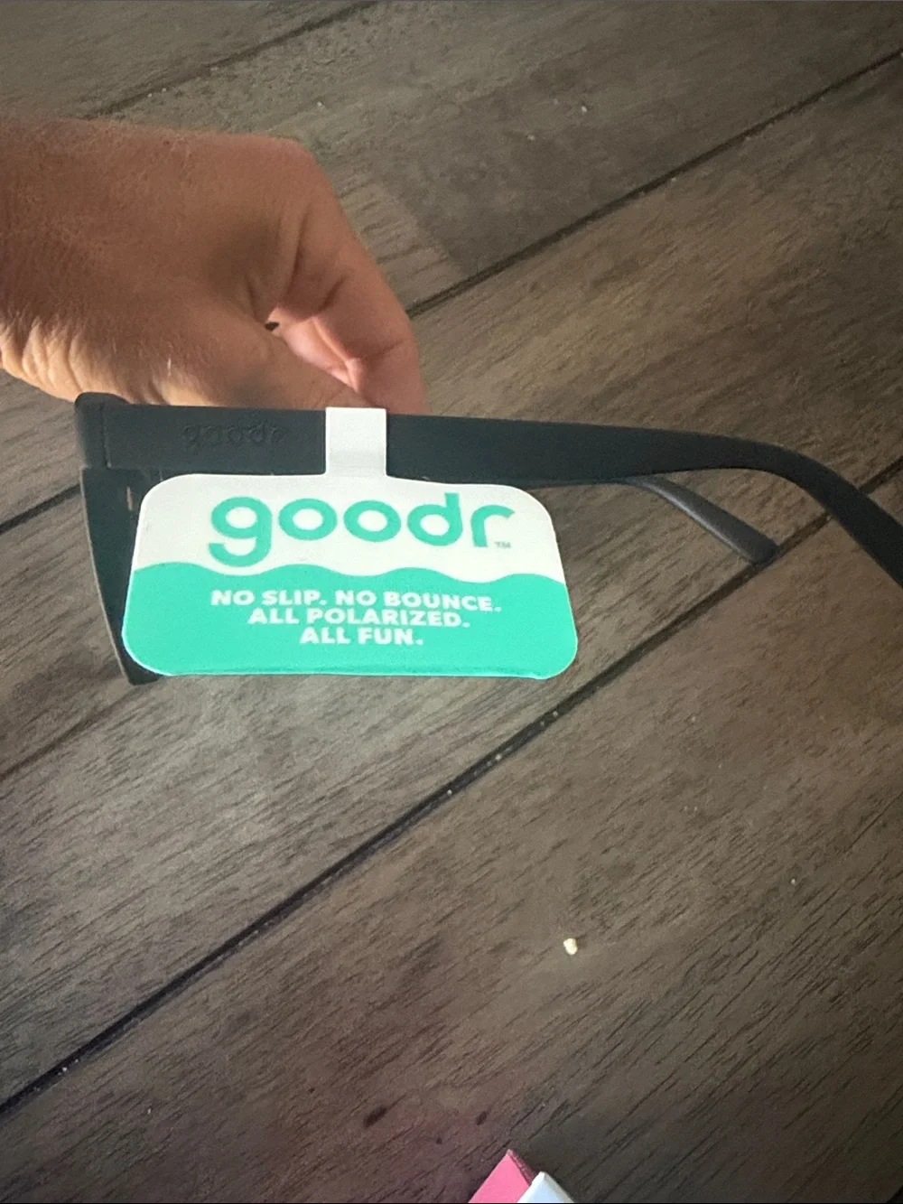 Brand New Goodr Black Sunglasses - Lightweight UV Protection